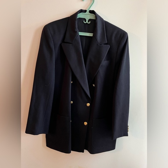 Vintage St. Michael from Mark & Spencer Pure New Wool Made in Britain Blazer - Picture 14 of 14